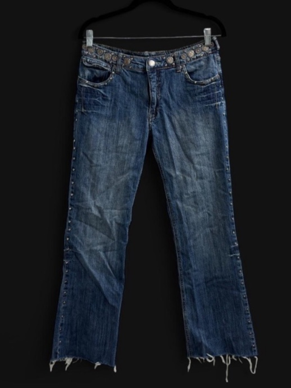 Laura Max Women's Flare Jeans Waist 10 Blue